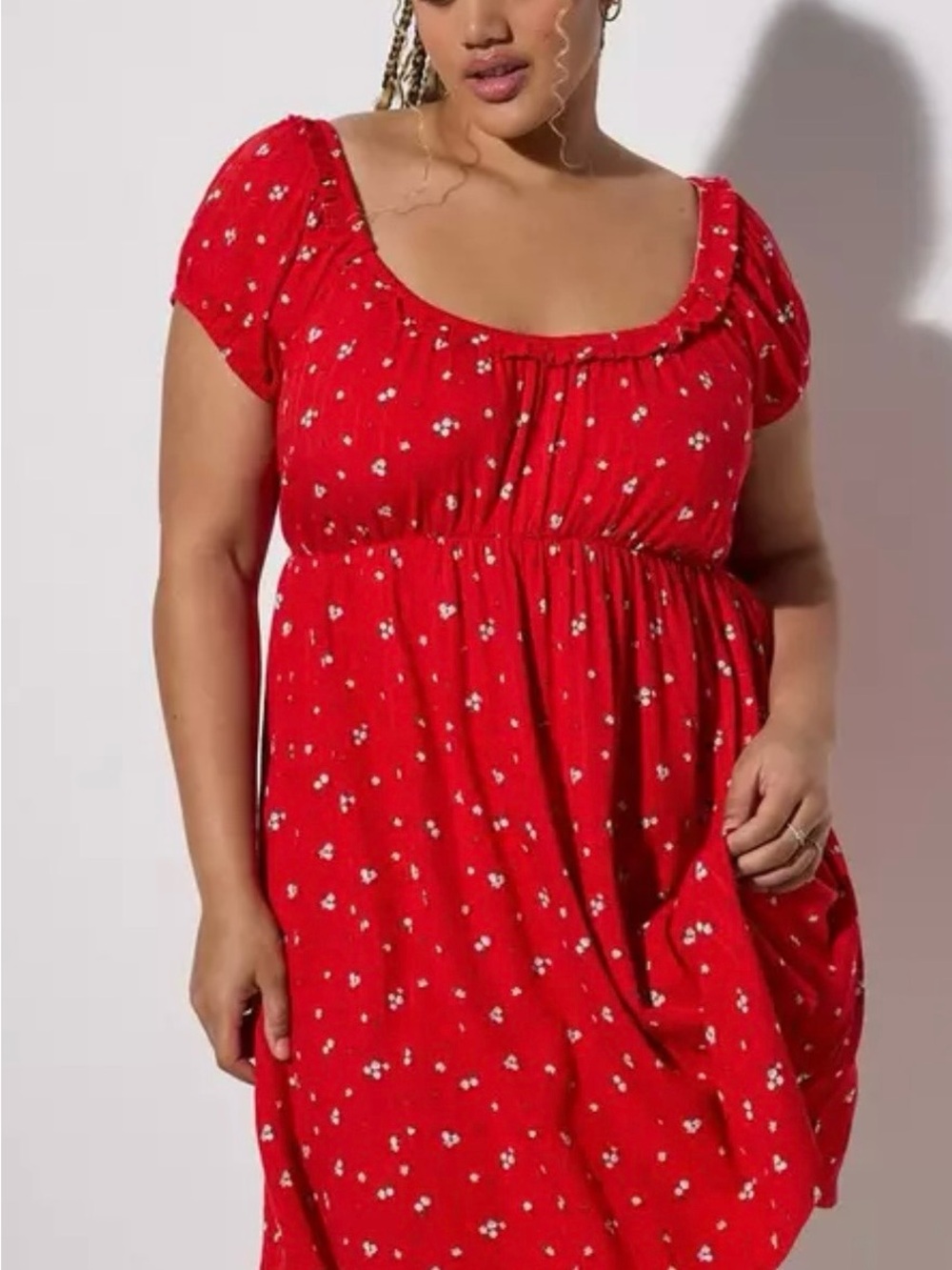 NWT Torrid Lovesick Scoop-Neck Mini Dress Size 1 (14/16)